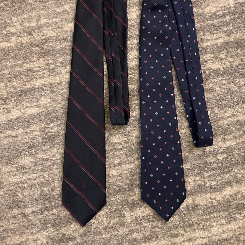 Vintage Yves Saint Laurent Ties